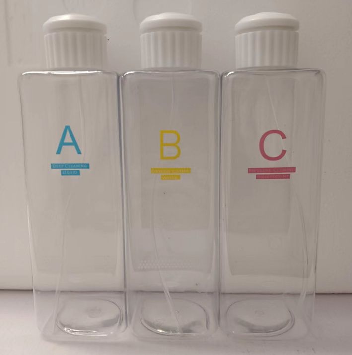 ABC three bottles