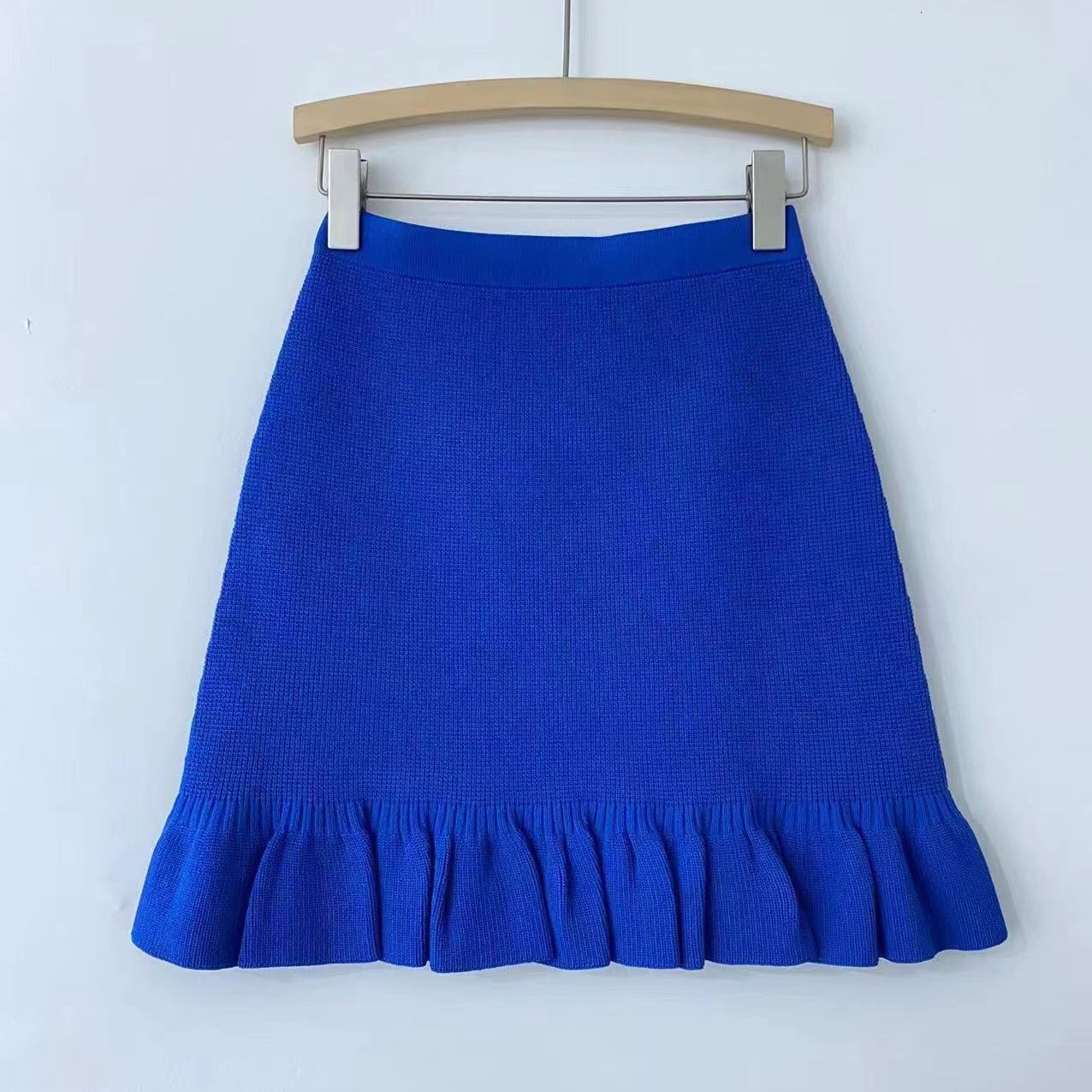 blue skirt