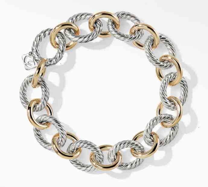 Bracelet Gold Sliver 21cm met logo