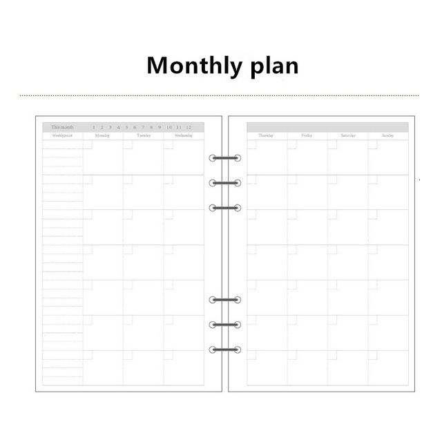 Monthly Plan-A5