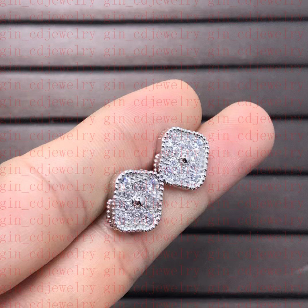 Diamond earrings Silver
