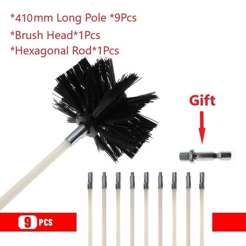 9pcs-200mm Brush Head