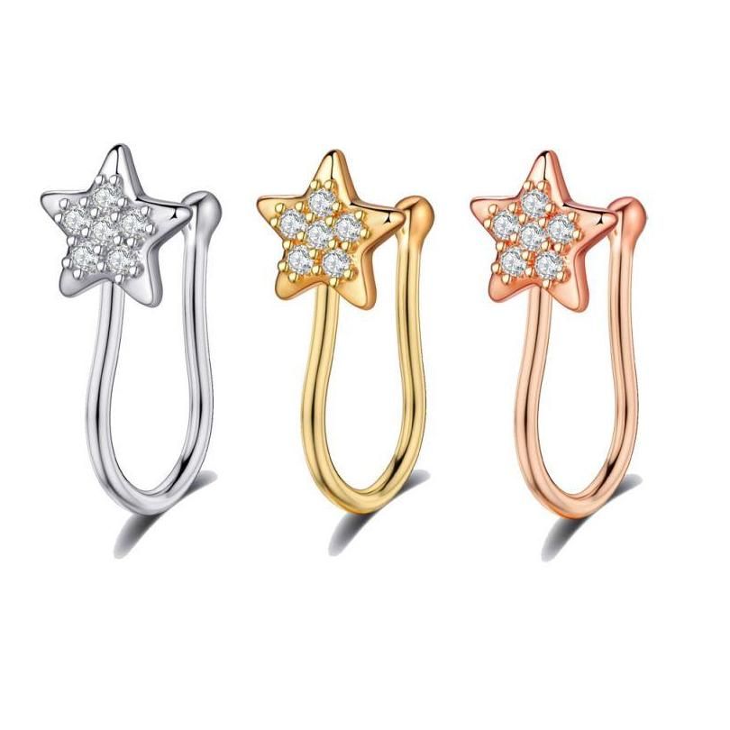Zircon Five Pointed Star-3Colors