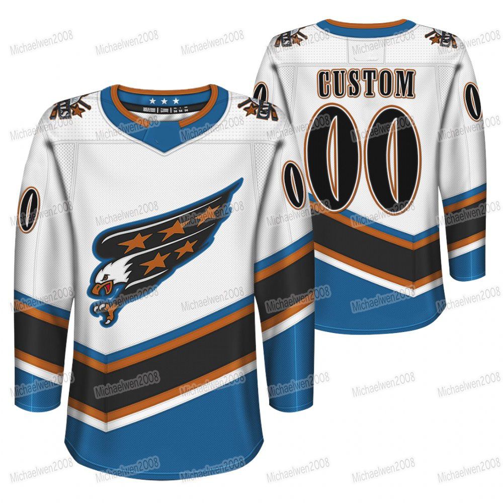 8 Alex Ovechkin Capital 2022 23 Reverse Retro Jersey Darcy Kuemper T.J. Oshie Tom Wilson John 