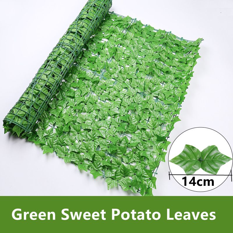 Zielone liście ziemniaków-1m x 1m