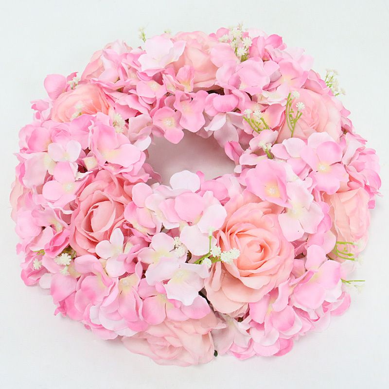 baby pink wreath