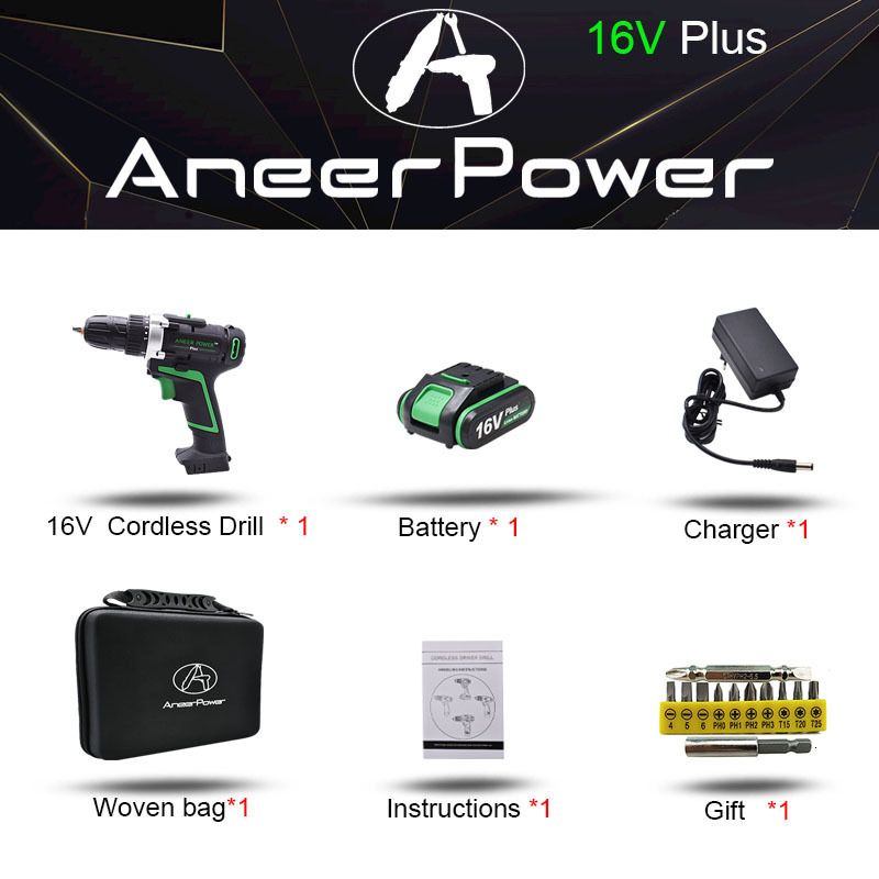 16v 1pcs Battery.