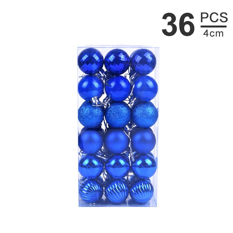 36pcs Dark Blue Set-4cm
