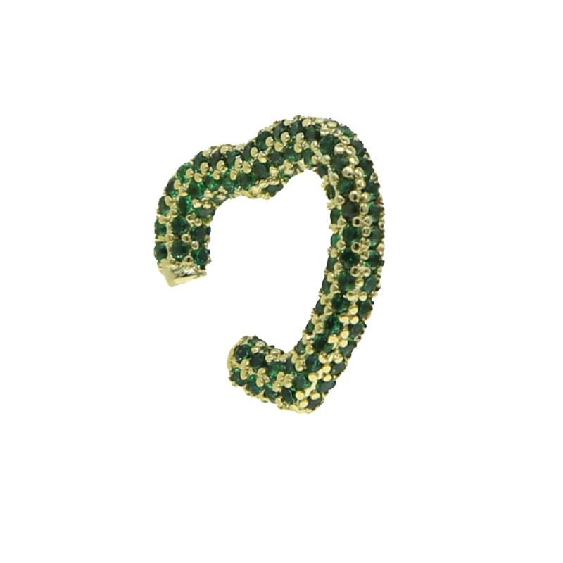 boucle d'oreille verte