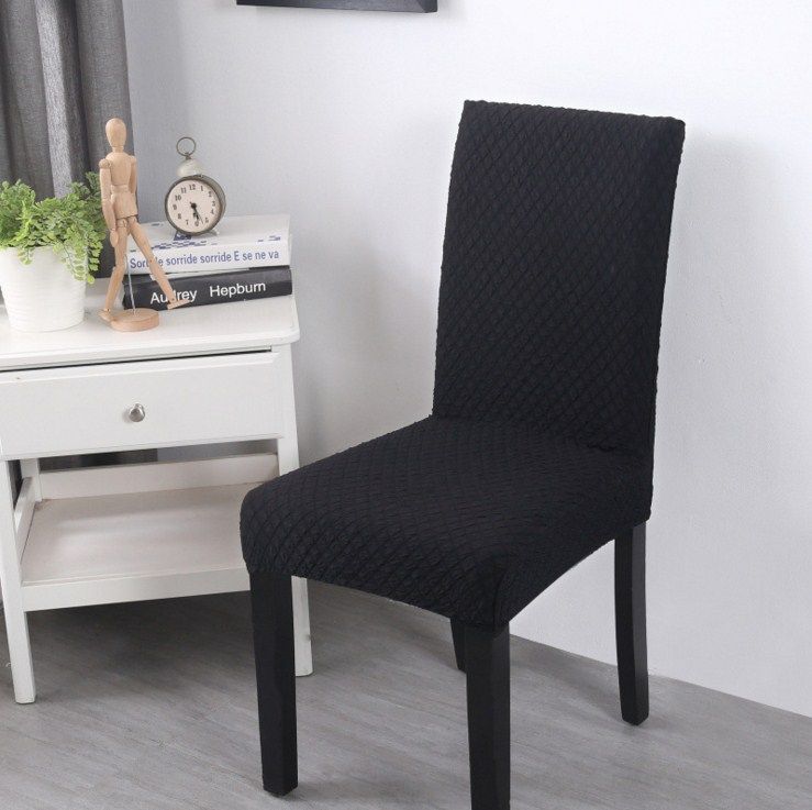 Black 2Pcs chair cover