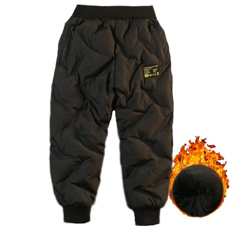 black fleece pants