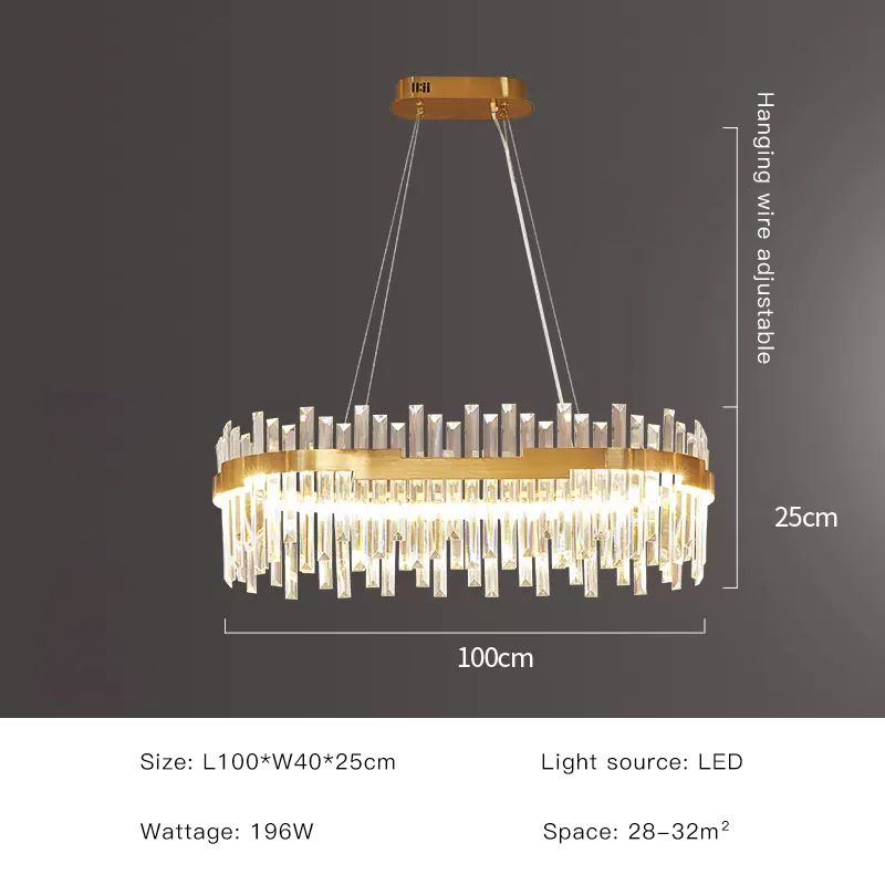 Ellipse- 100 cm 3 färgförändring