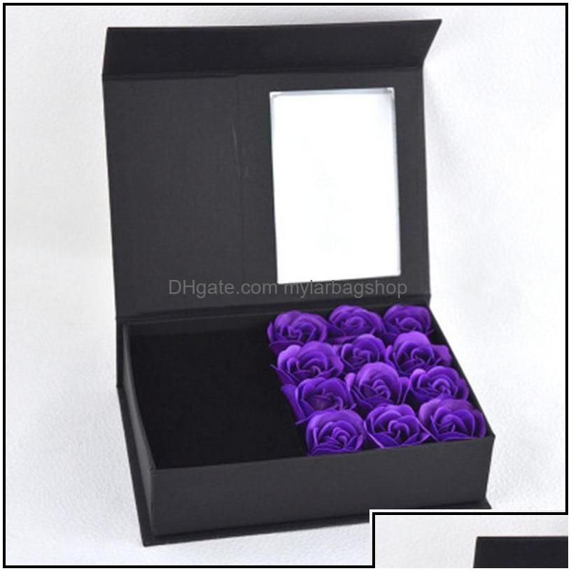 12pcs Purple Mirro