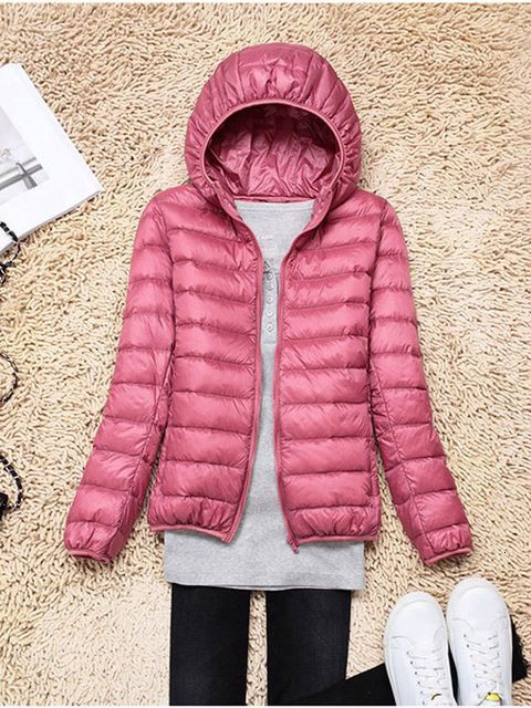 pink hooded