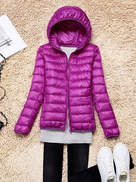 purple hooded