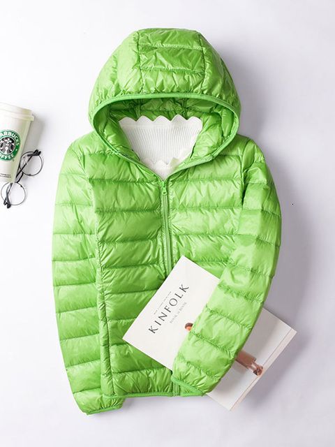 green hooded