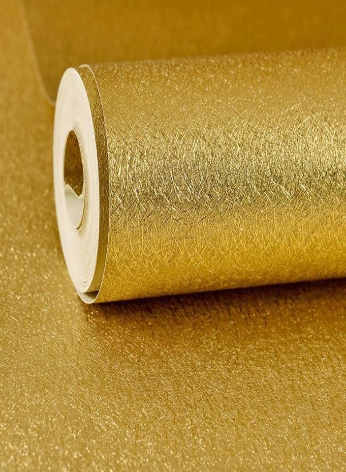 Wallpapers Golden 3D Thick And Thin Brushed Wallpaper Restaurant El Ceiling Simple Modern Plain Gold Foil Waterproof Wallpapers Golden 3D Thick And Thin Brushed Wallpaper Restaurant El Ceiling Simple Modern Plain Gold Foil Waterproof