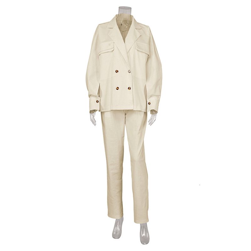 beige suit