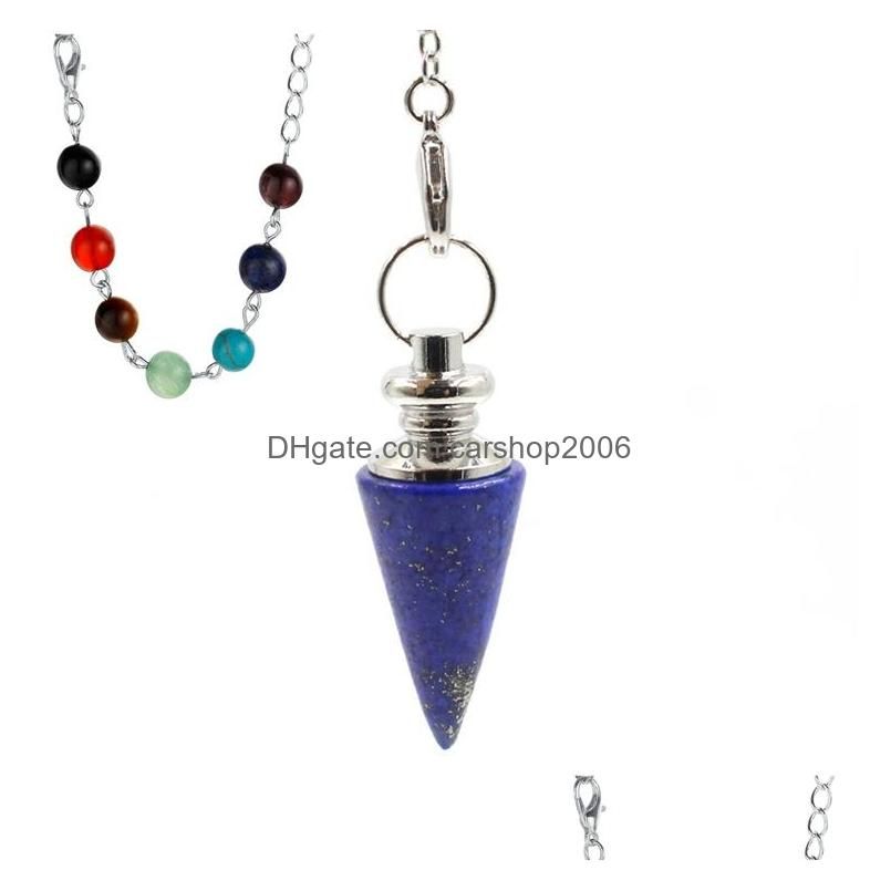 Lapis Lazuli+7 Chakra Chain