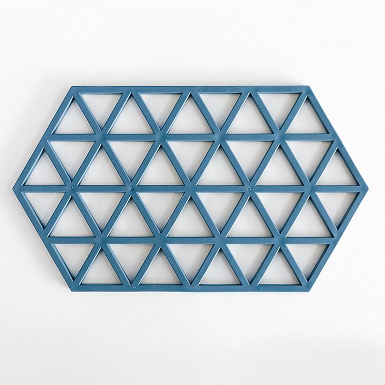 Hexagon große blau