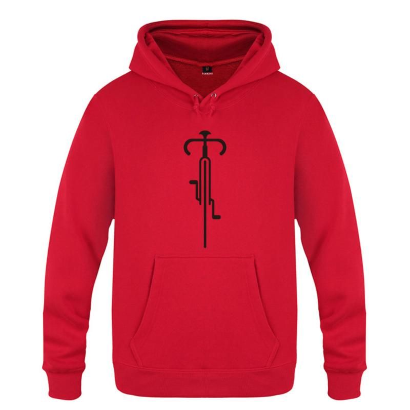 sweat ￠ capuche rouge 3