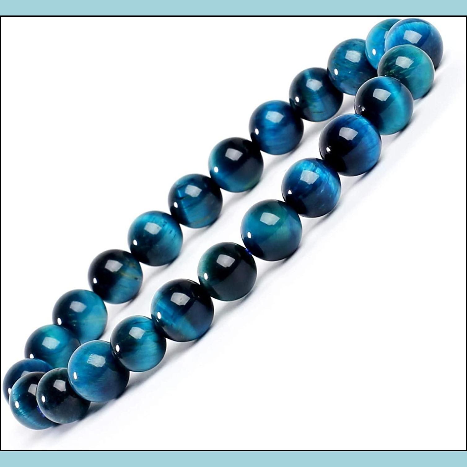 10mm de olho de tigre lakeblue