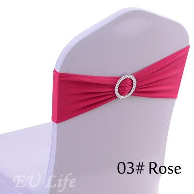 Rose Red 10pc Chair Band