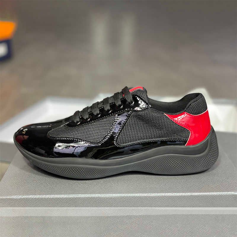 Men Americas Cup Xl Sneakers Quality Patent Leather Flat Trainers Black Mesh Lace Up Casual Shoes Outdoor Runner Trainers Sport Shoes With Box From Beatshoes, $69.46 | DHgate.Com