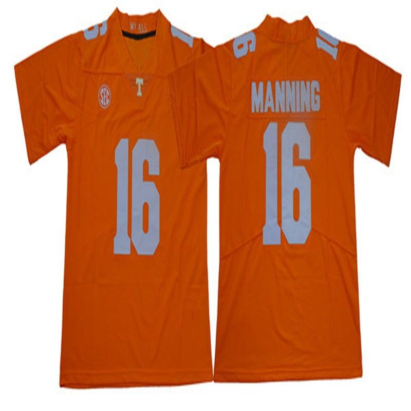 16 Peyton Manning Orange
