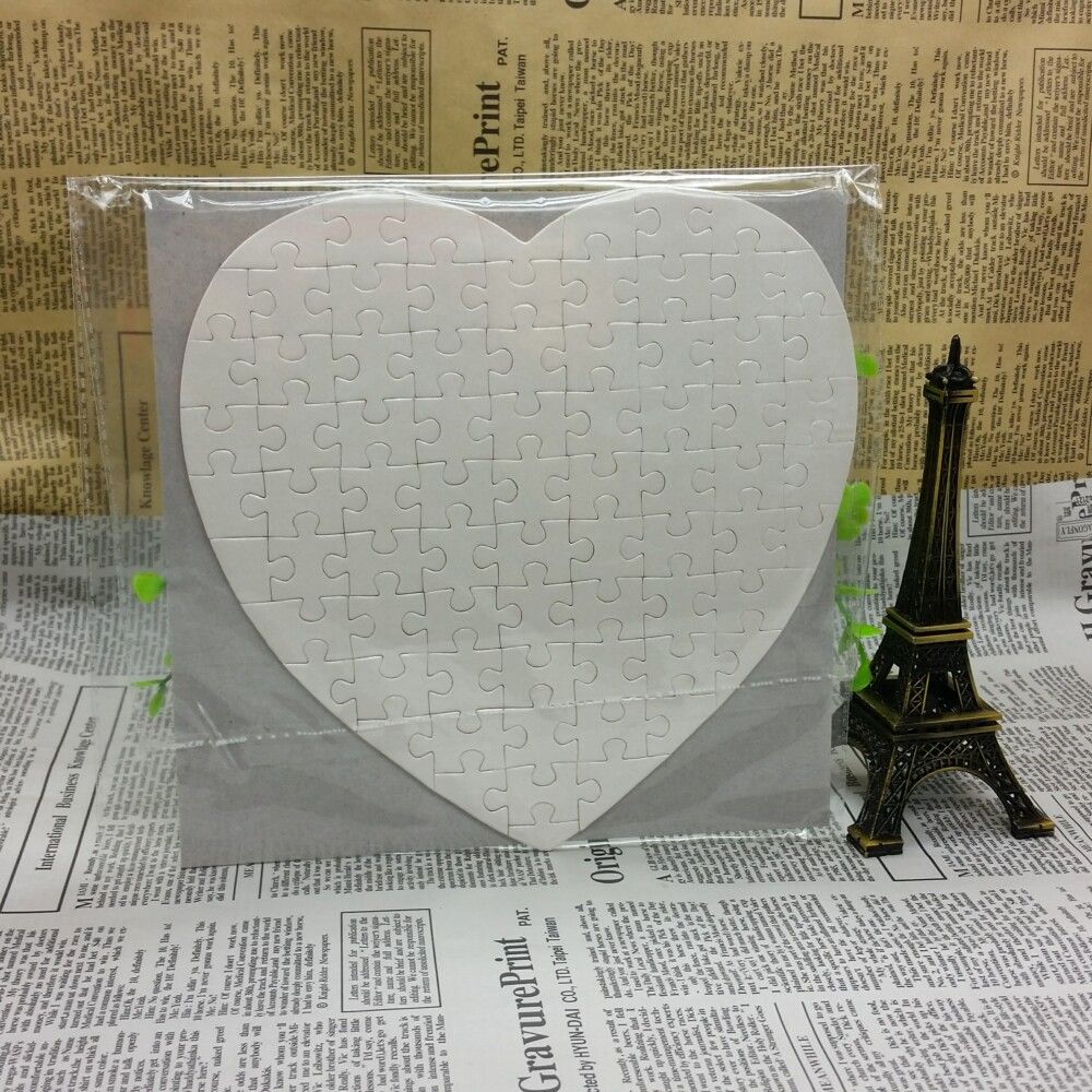 Puzzle de papier de coeur