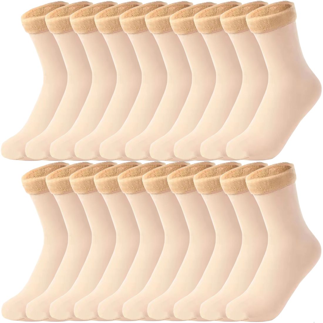 10pair Khaki