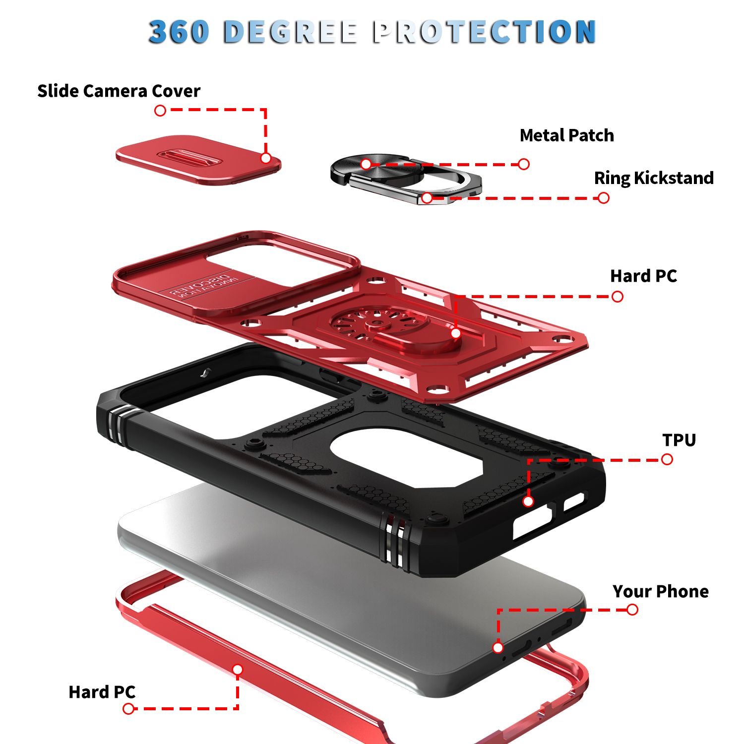 Aluminum Ring Lens Protector - Galaxy S23 FE