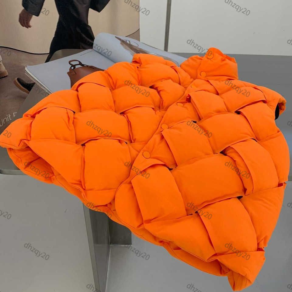 orange woven vest