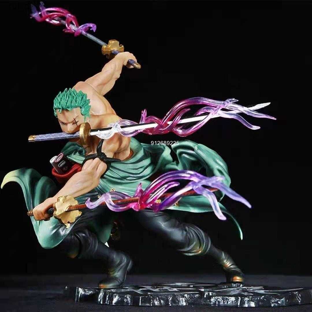 Anime uma peça mihawk figura dracule luffy shanks modelo boneca com espada  brinquedos presentes brinquedo 15cm