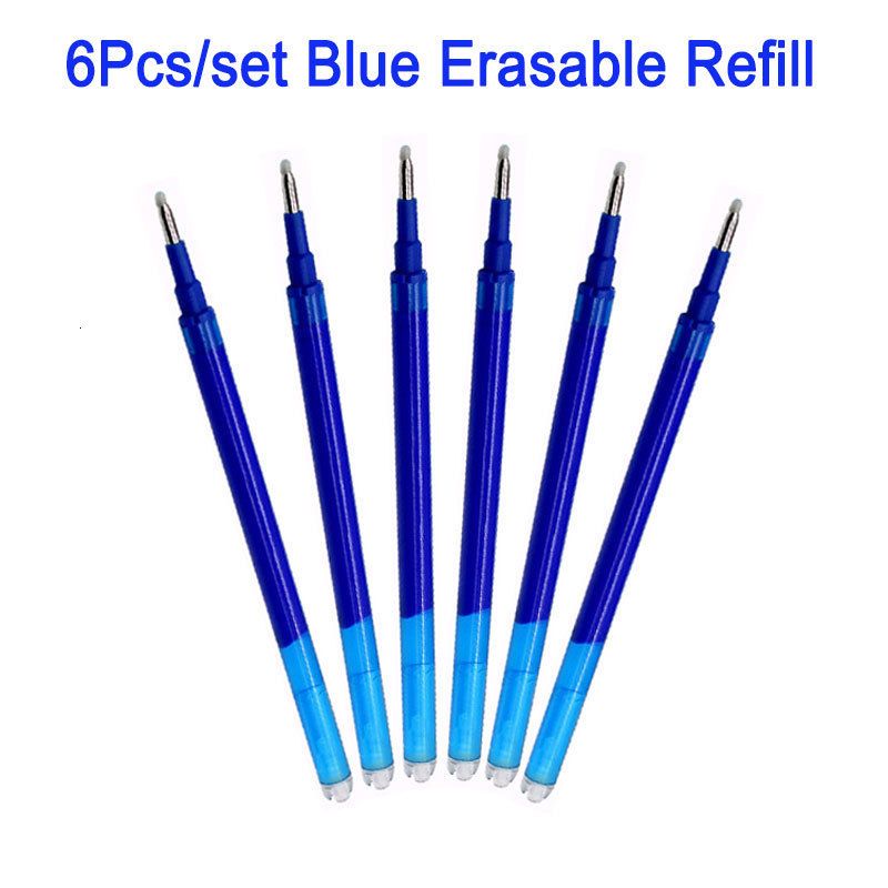 6pcs Blue Ink-0.7mm