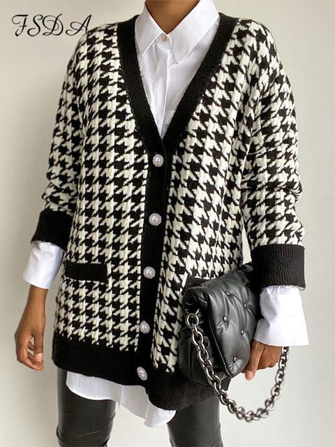 svart cardigan