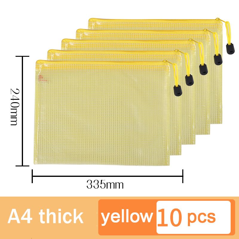 A4 jaune 10pcs