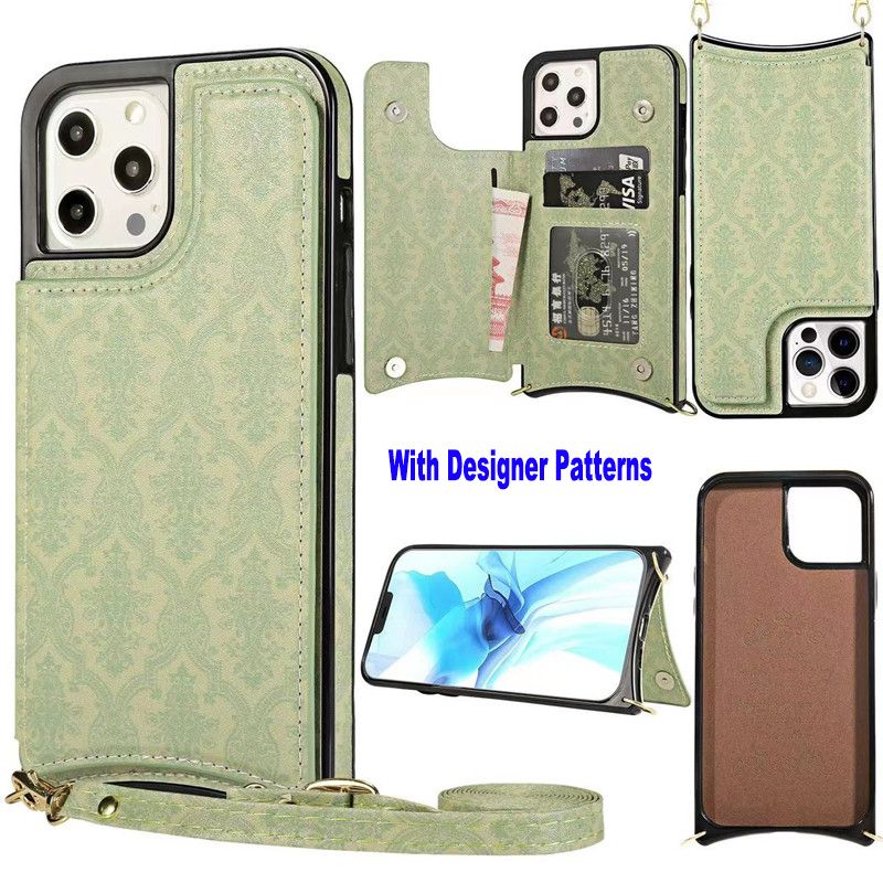 Wallet Case For iPhone 14/14 Pro/14 Pro Max Pattern Leather Flip