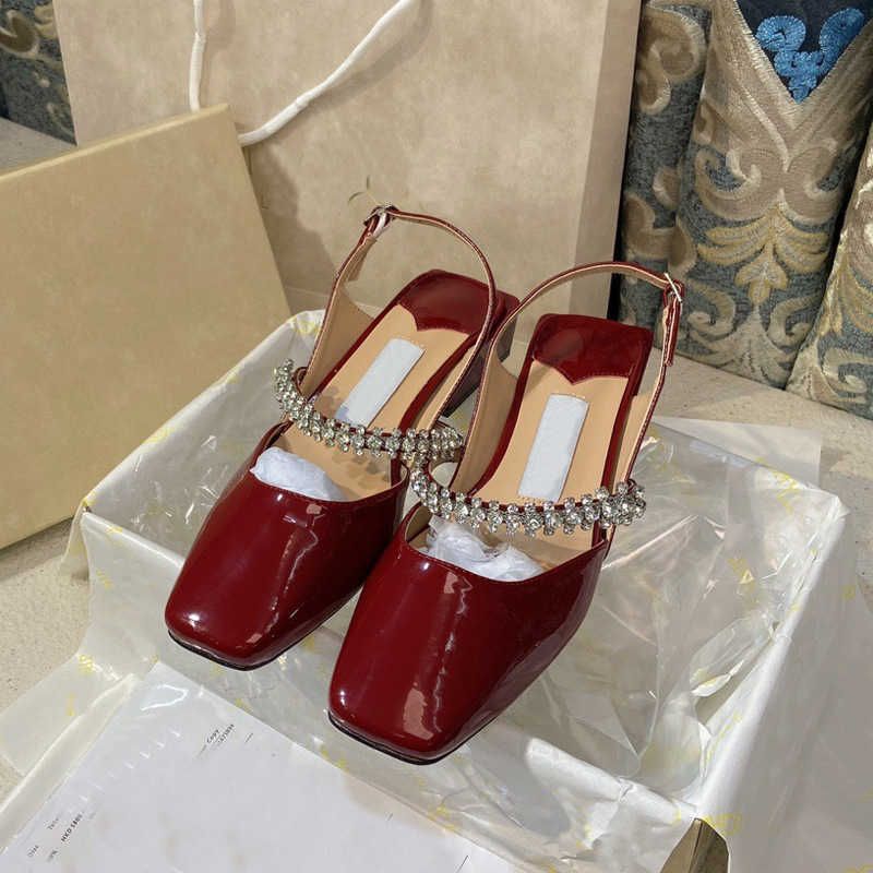 wine red patent leather