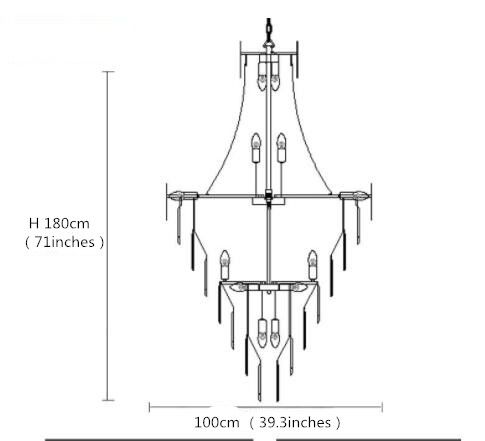 Diag00CM H180см Теплый белый