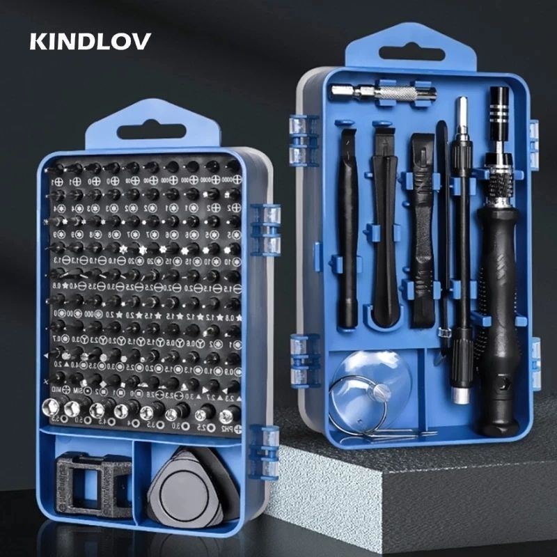KINDLOV Screwdriver Tool Set Magnetic Screwdriver Bits Repair Phone PC Tool  Kit Precision Torx Hex Screw Driver Hand Tools