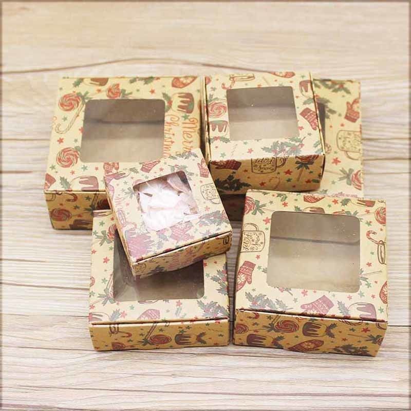 Kraft Christmas Box-6.5x6.5x3cm