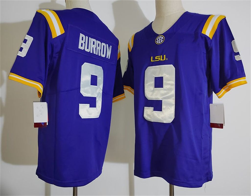 9 Joe Burrow Purple