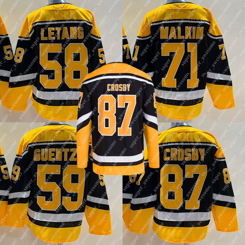 Custom Personalize Sewn Name NO.Sidney Crosby Evgeni Malkin Kris Letang  Lemieux Reverse Retro Winter Classic Hockey Jersey - AliExpress