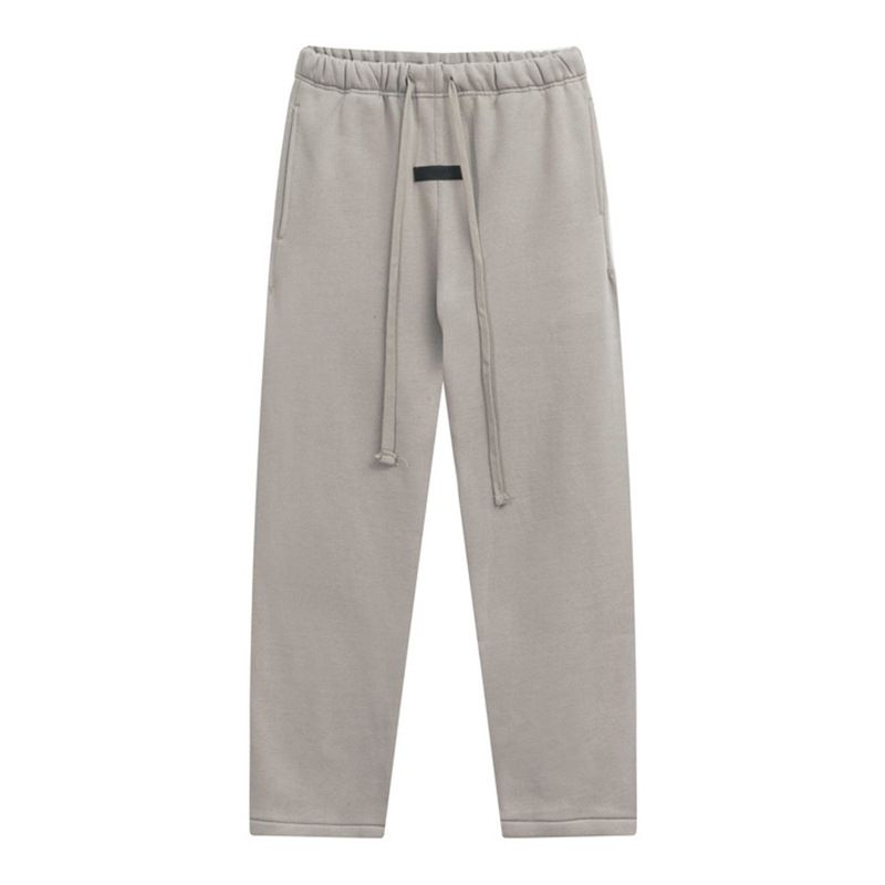 Pantaloni dritti-grigio