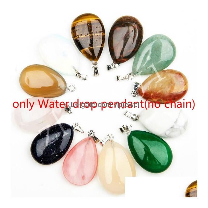 Only Water Drop Pendant(No Chain)