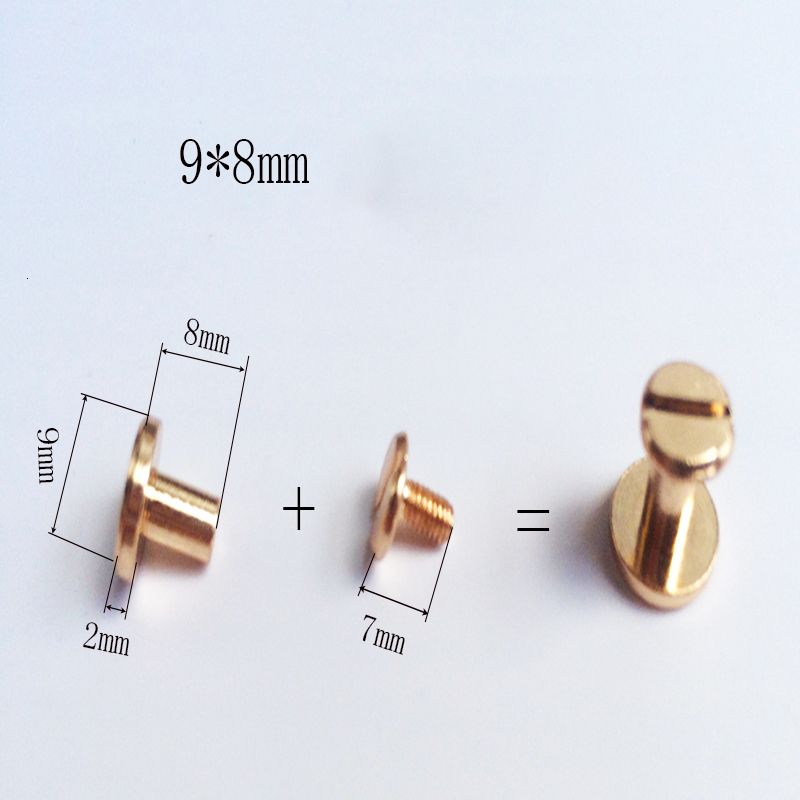 Guld 9x8mm