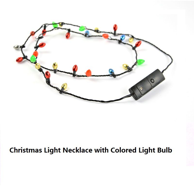 1#Christmas Light Necklace