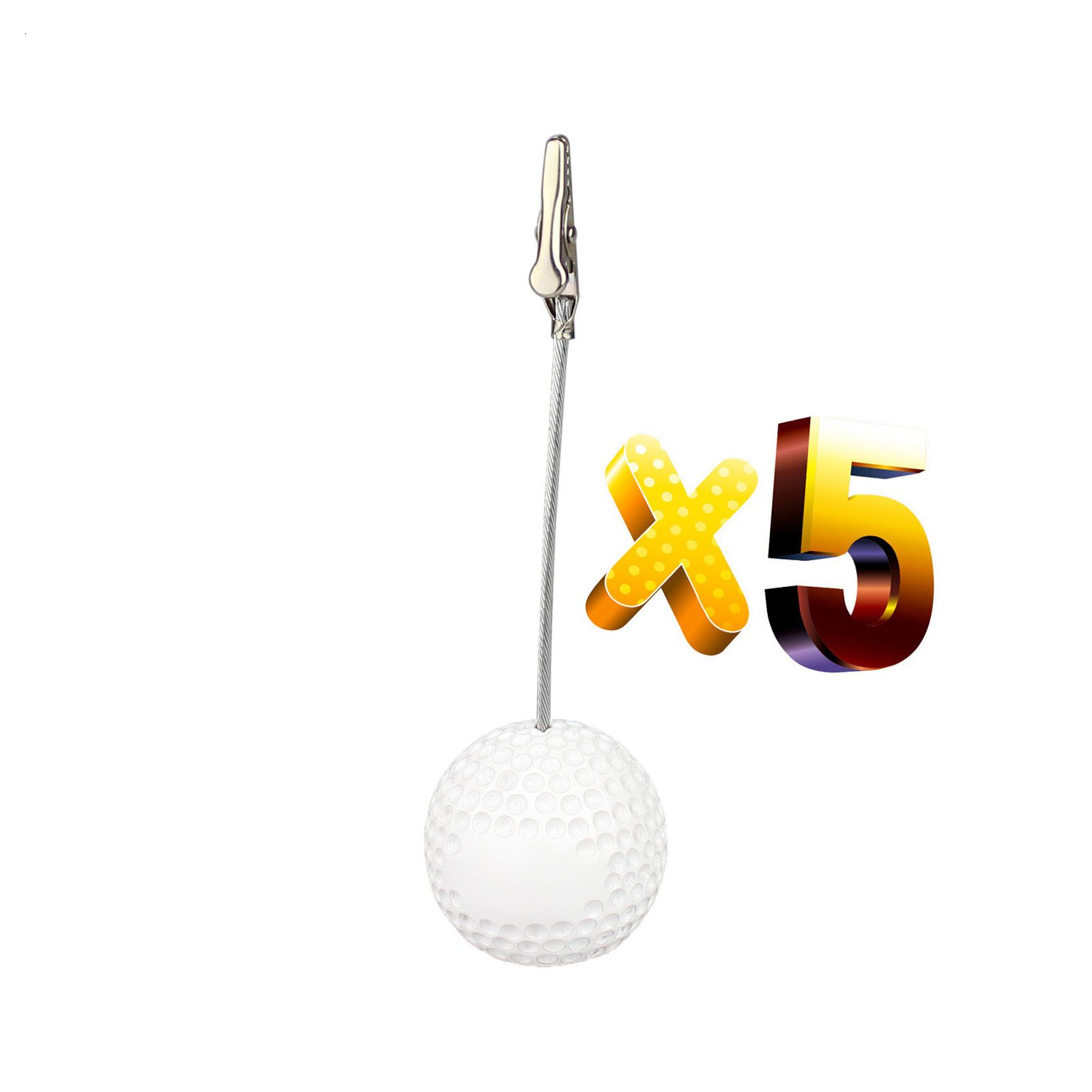 5pcs Golf Memo Clip