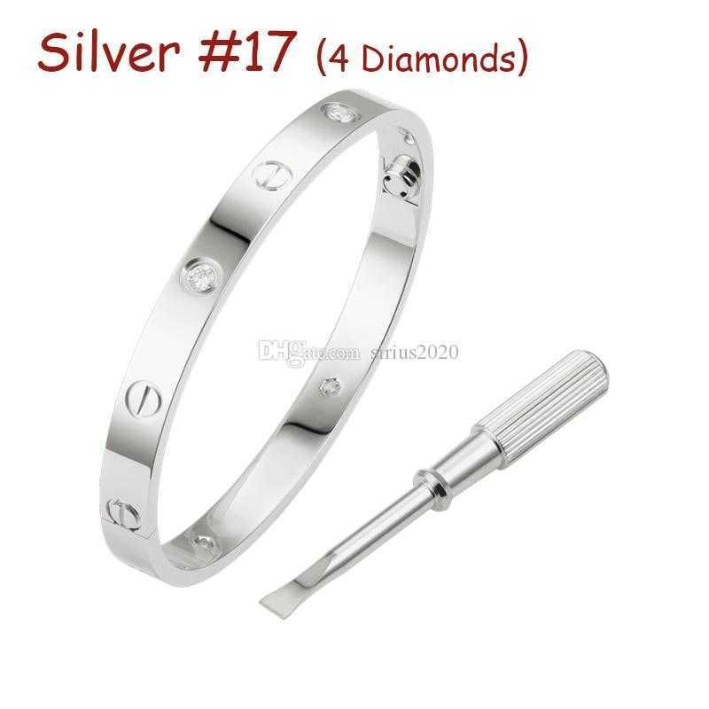 Silver # 17 (4 diamanter)